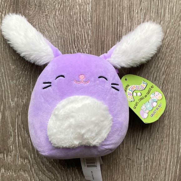 Squishmallows Toys Bubbles The Purple Bunny Squishmallow New Poshmark